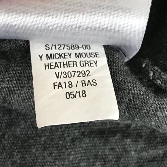 Old Navy Disney Mickey Mouse T-Shirt Men's Large Gray Graphic Print Crew Neck - Picture 10 of 10